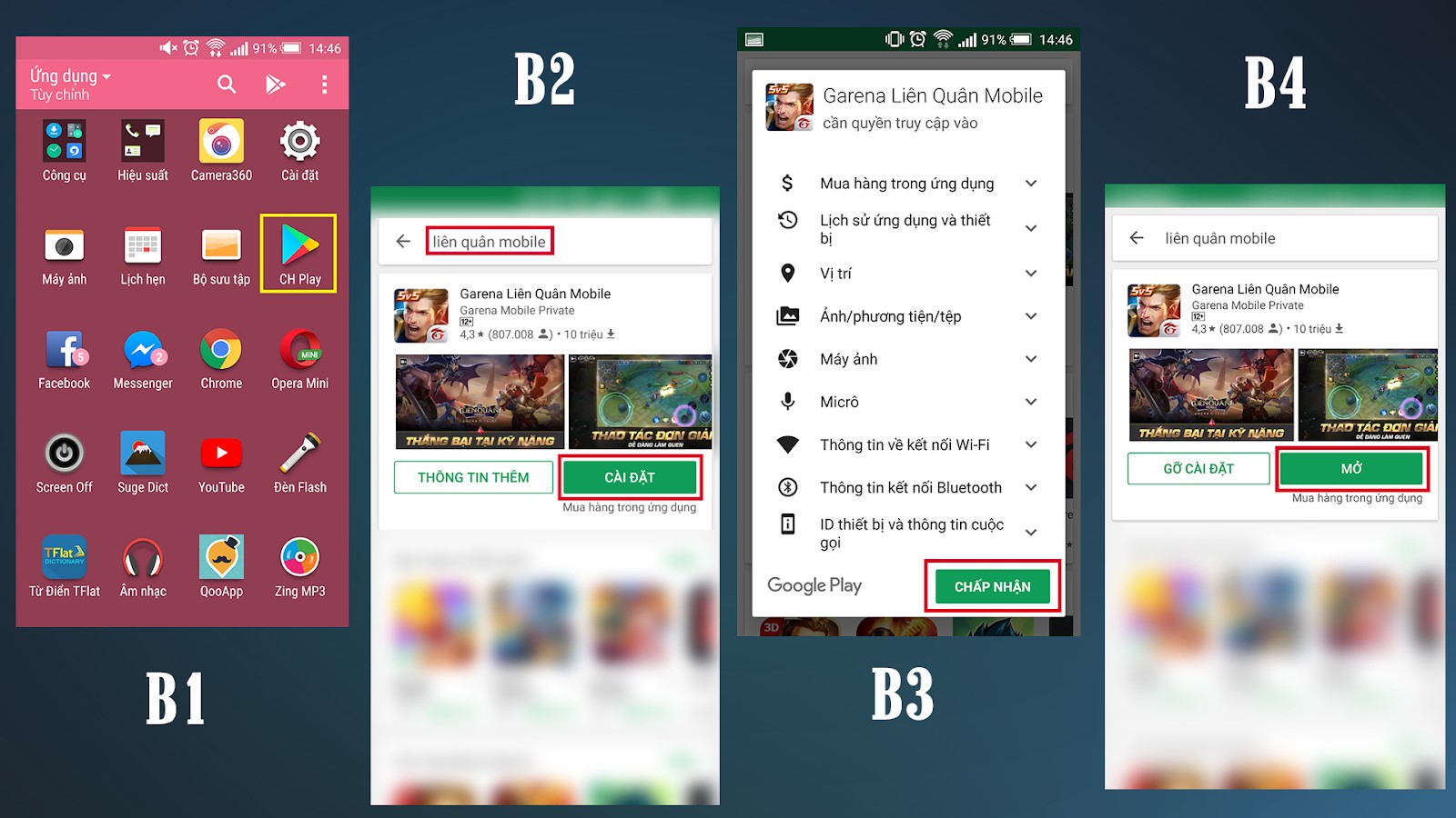Hướng dẫn tải code liên quân