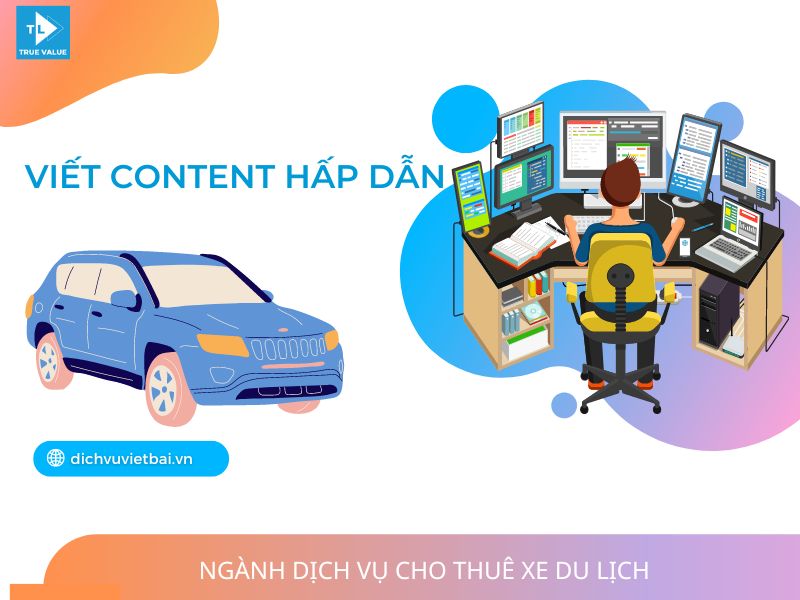 viết content dịch vụ cho thuê xe du lịch