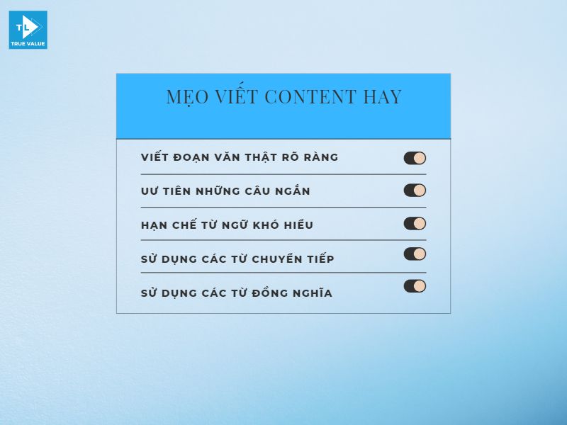 mẹo viết content hay