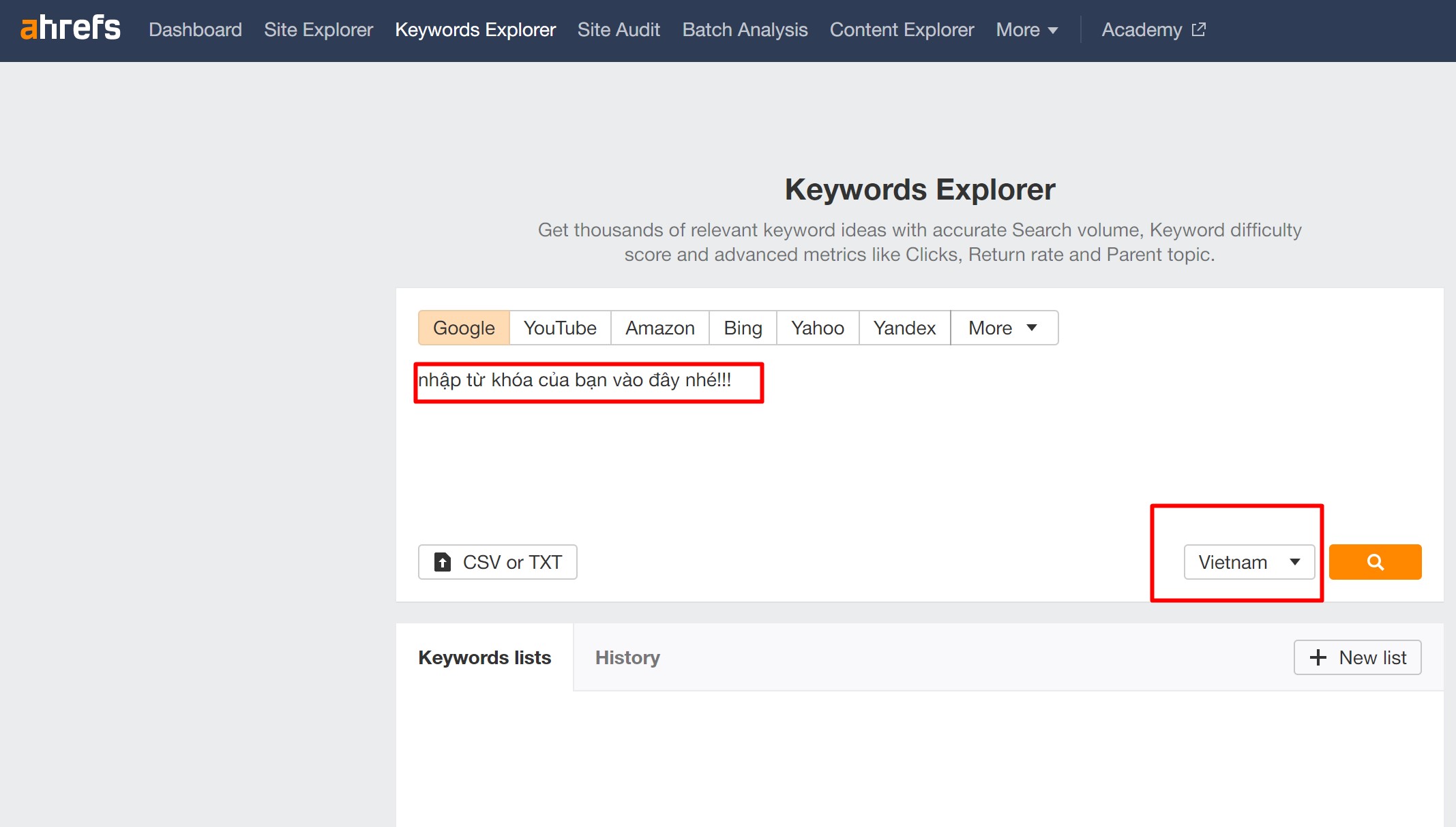 nghiên cứu từ khóa viết bài chuẩn SEO